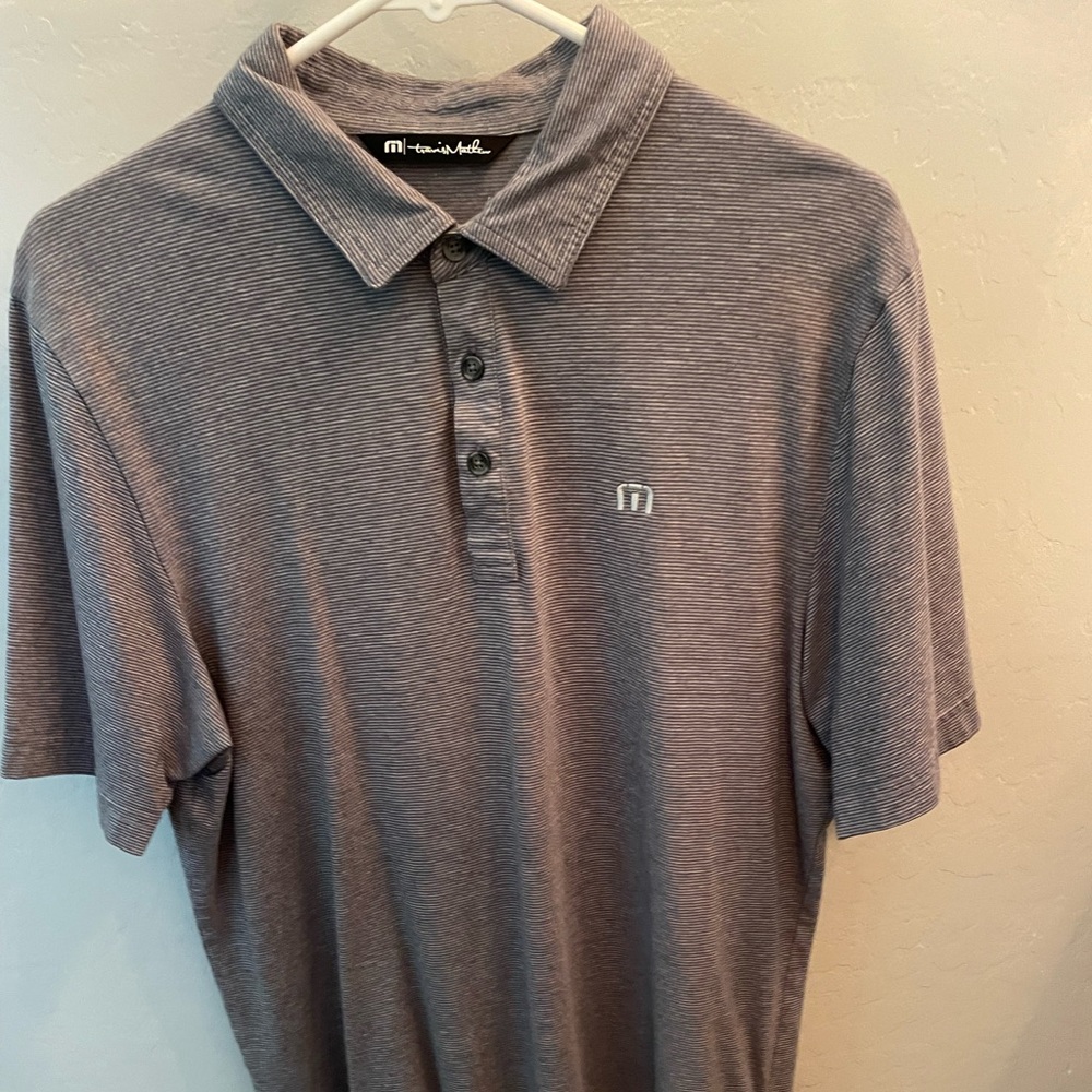 Travis Mathew Men's Polo - Heathered Gray